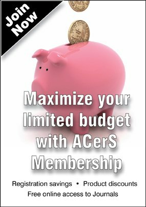 Become an ACerS Member today!