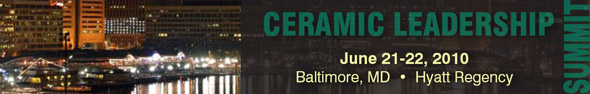 Register for the Ceramic Leadership Summit