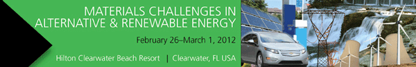 Materials Challenges in Energy 2012