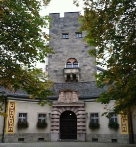 Entrance to Schloss Ringberg. Credit: ACerS.