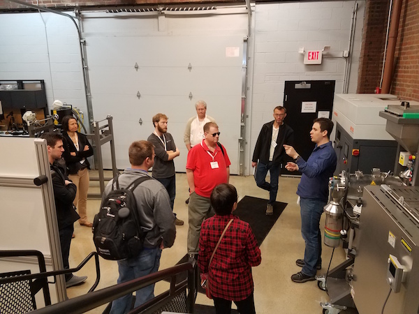 Workshop attendees tour America Makes Innovation Factory