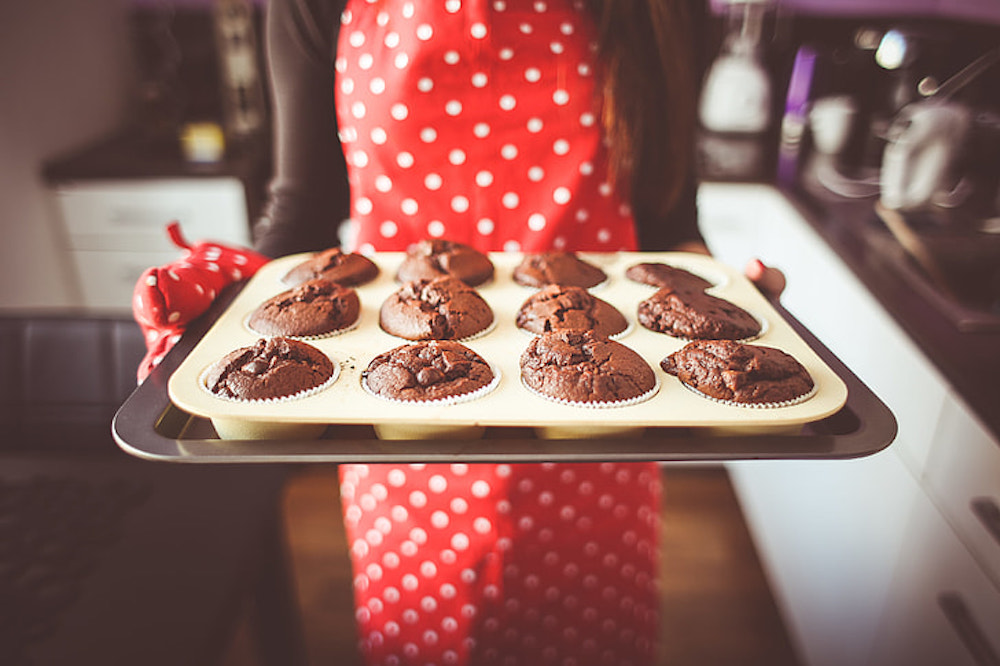 11-24 chocolate muffins baking