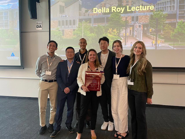 Group photo at the Della Roy Lecture, Advances in Cement-Based Materials conference.